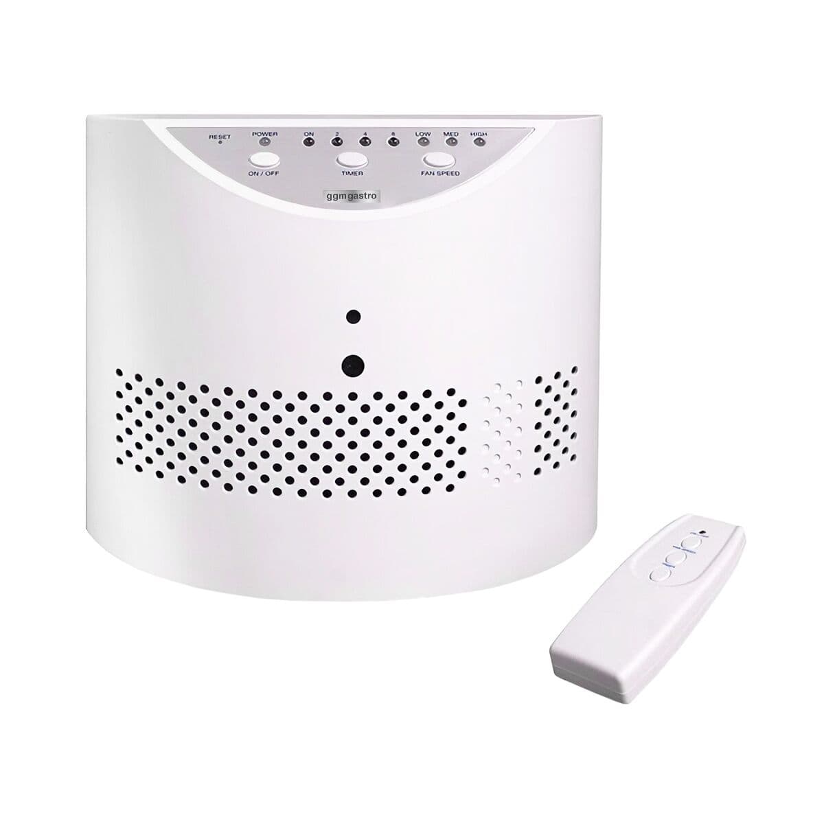 Air purifier - 3 power levels - with timer function & remote control - approx. 28 m²