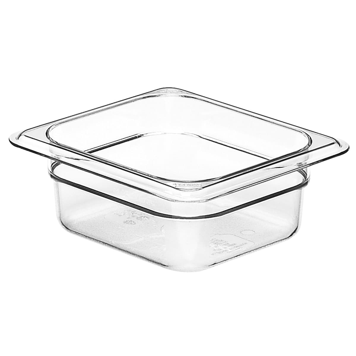 (6 kusů) CAMBRO | | CAMWEAR®  polykarbonátová nádoba GN 1/6 - čirá - hloubka 65 mm