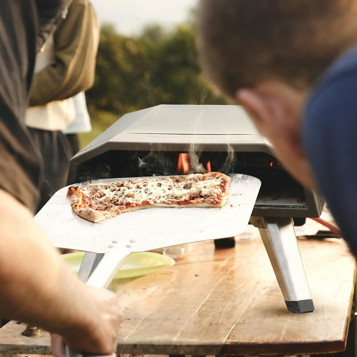 Plynová venkovní pec na pizzu velká - pro pizzu Ø 40 cm - s přepravní taškou