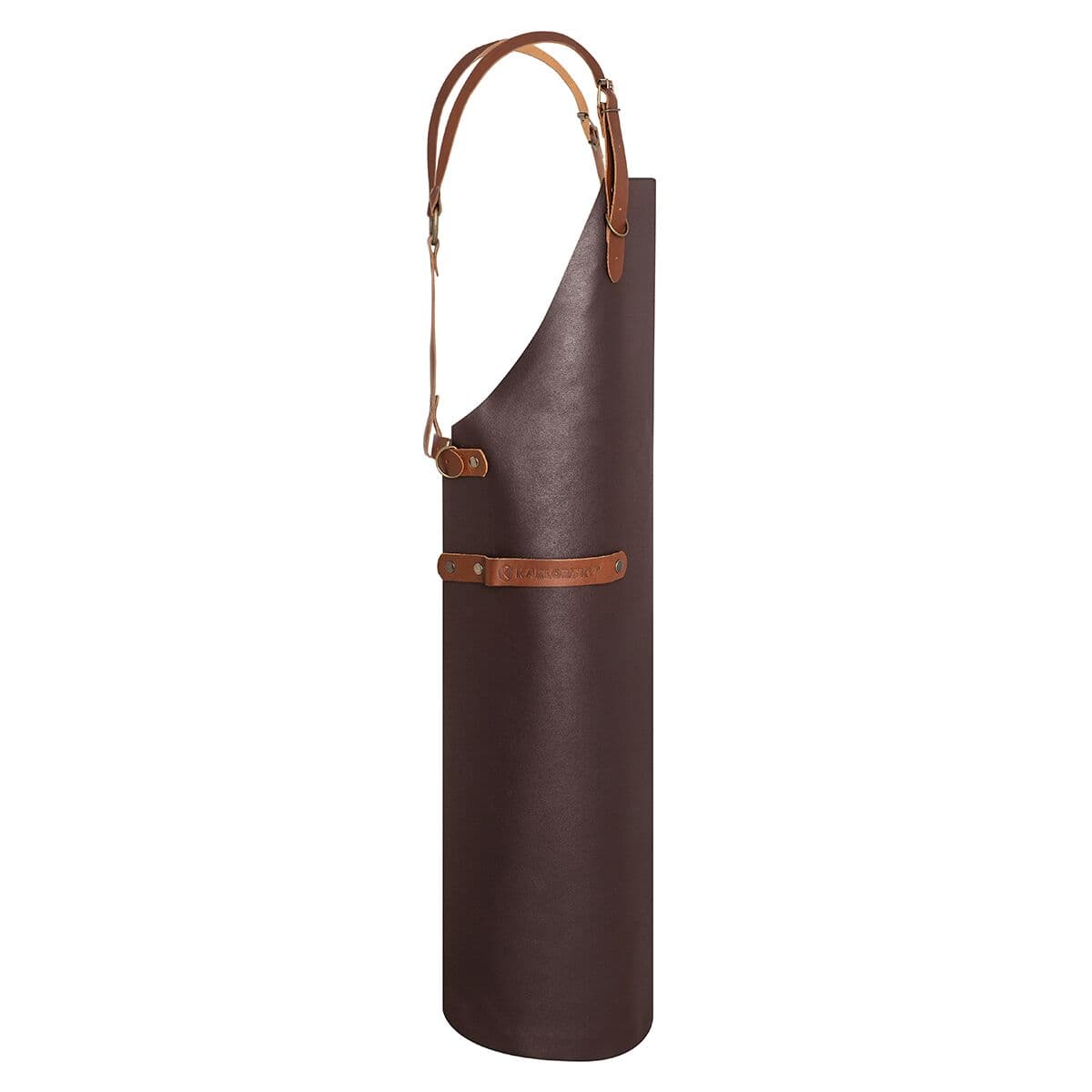 Karlowsky - Leather Bib Apron X-Style - Mocha