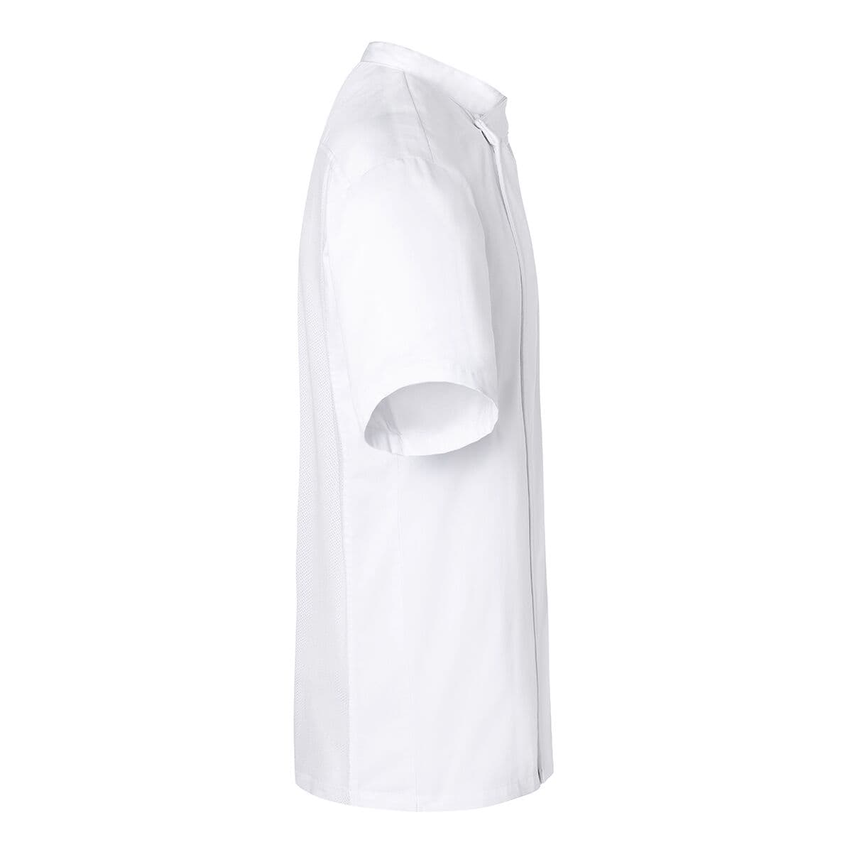 (6 pieces) Karlowsky - Short Sleeve Throw Over Cooking Shirt - White - Size: XS