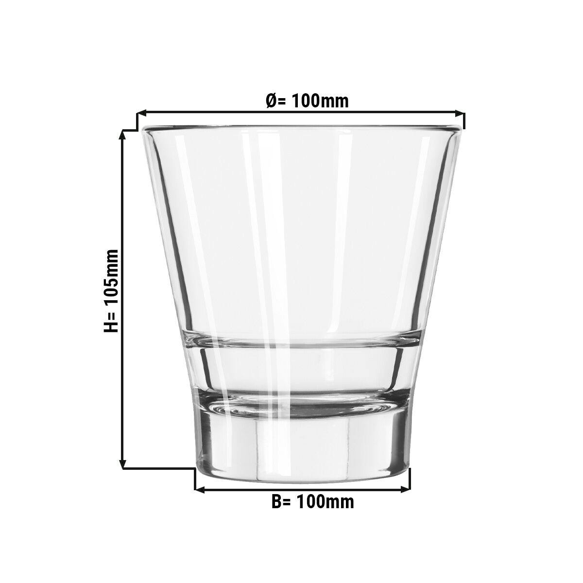 (12 Kusů) Univerzální sklenice na pití - SAO PAULO - 355 ml - transparentní