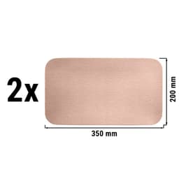 (2 pieces) Seltmann Weiden - Coup plate flat rectangular - 350 x 200 mm