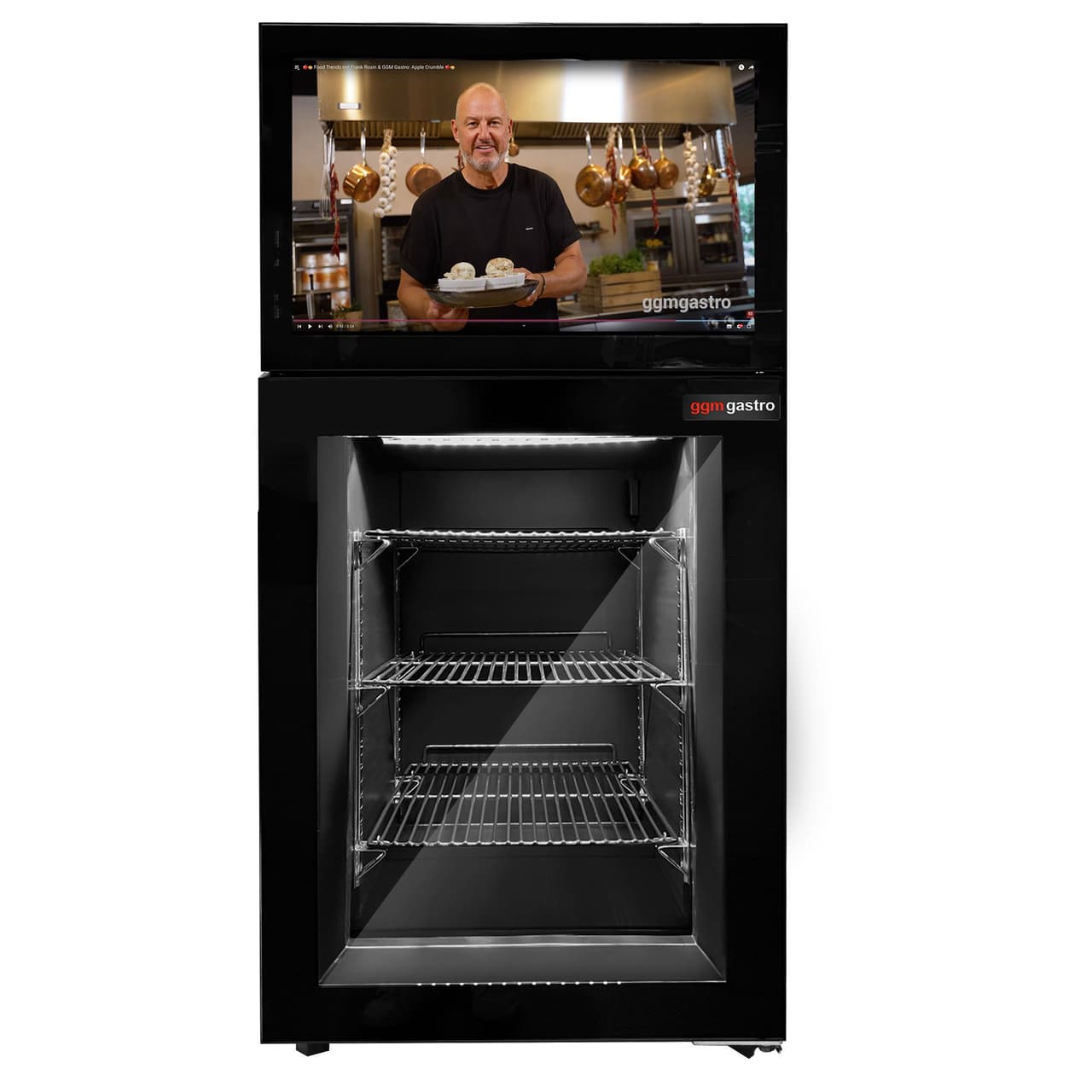 Minibar Freezer - 460mm - 1 Glass Door - Built-In 19-Inch LCD Display