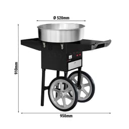 Stroj na cukrovou vatu - Ø 520 mm