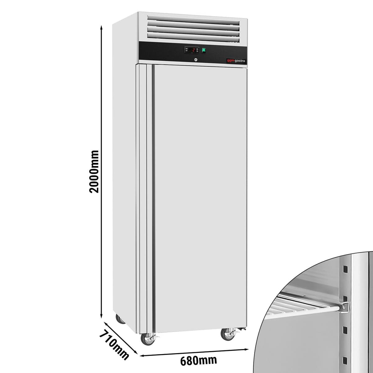 Lednice ECO - 0,68 x 0,71 m - 429 L - s 1 dveřmi