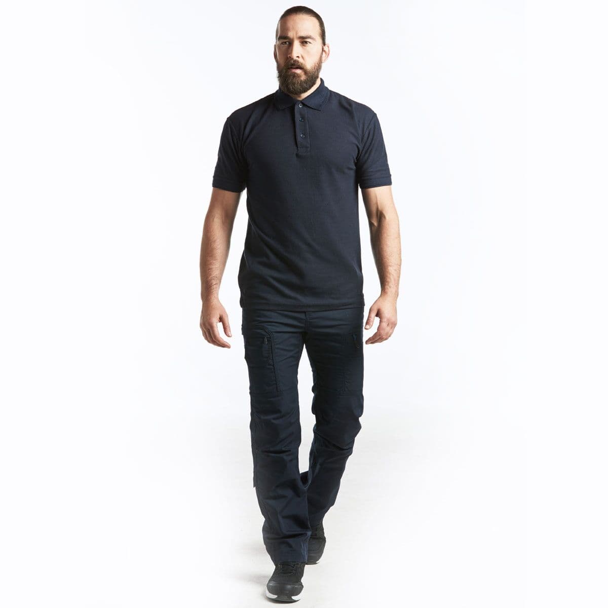 Men's polo shirt - Black - Size: XS