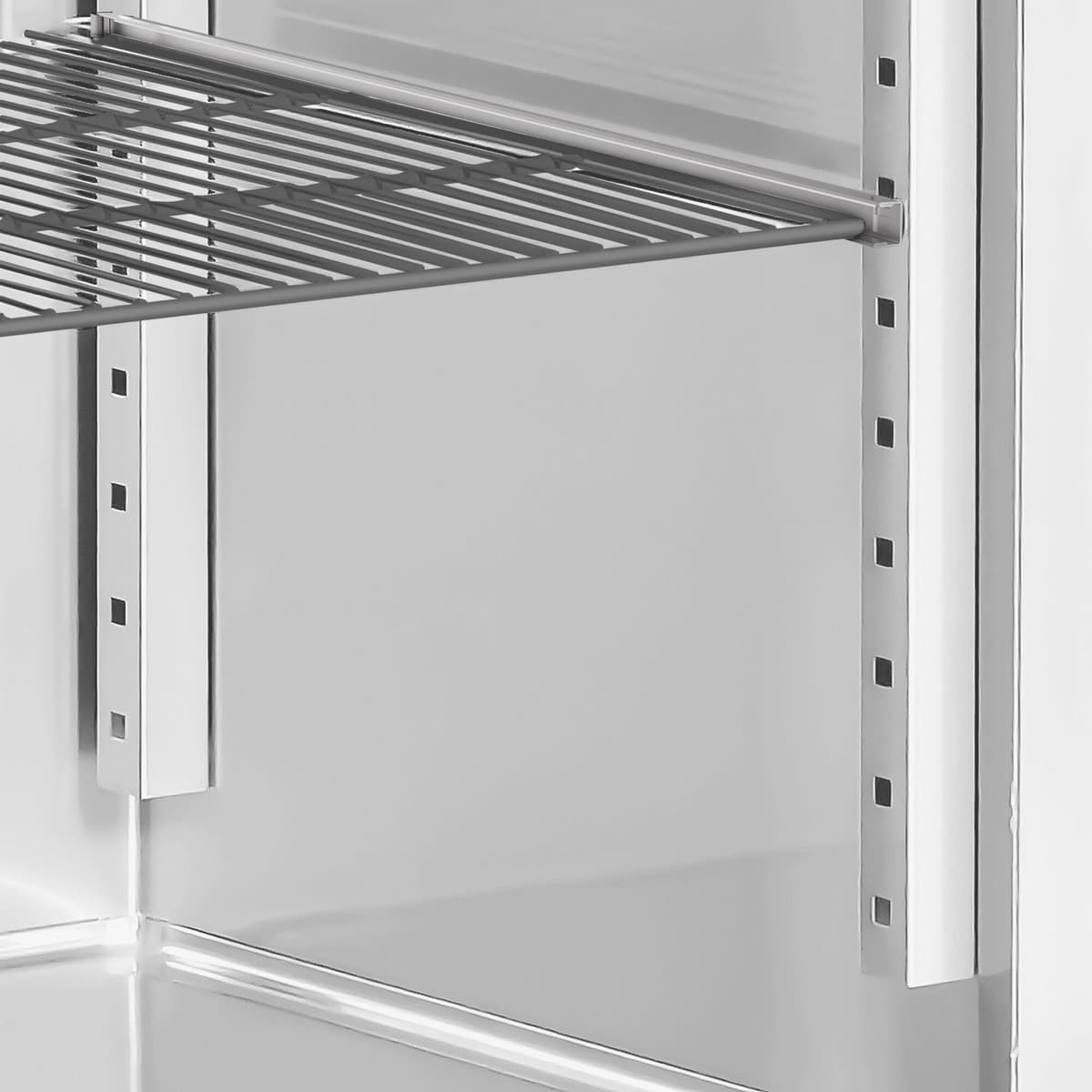 Freezer Stainless Steel ECO - 600 liters - with 1 glass door