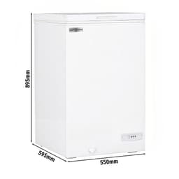 Deep freezer - 550x595mm - 100 litres - Plastic lid