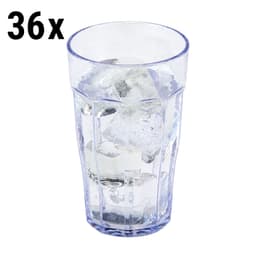 (36 Kusů) CAMBRO | LAGUNA - sklenice na pití - 355 ml - Bez BPA - transparentní