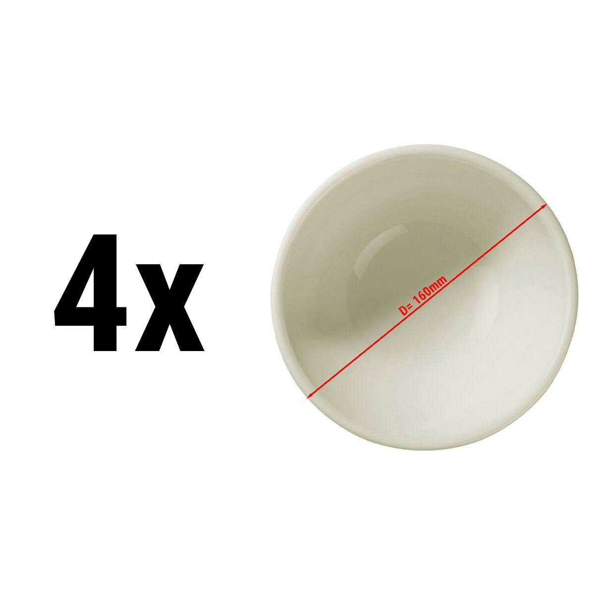 (4 Kusy) TEOS - Miska/ Polévkový talíř - Ø 16 cm 