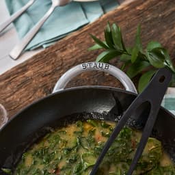 STAUB | SPECIALITY - Wok se skleněnou poklicí - Ø 370 mm - litina - grafitově šedý