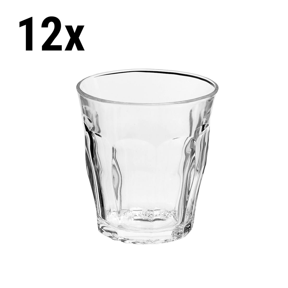 (12 Kusů) Duralex Univerzální sklenice na pití - ISTANBUL - 90 ml - transparentní