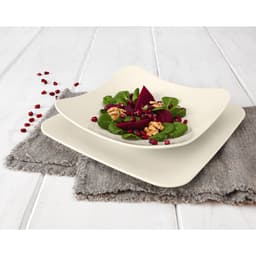 (4 pieces) Seltmann Weiden - Coup plate flat angular - 290 x 290mm	