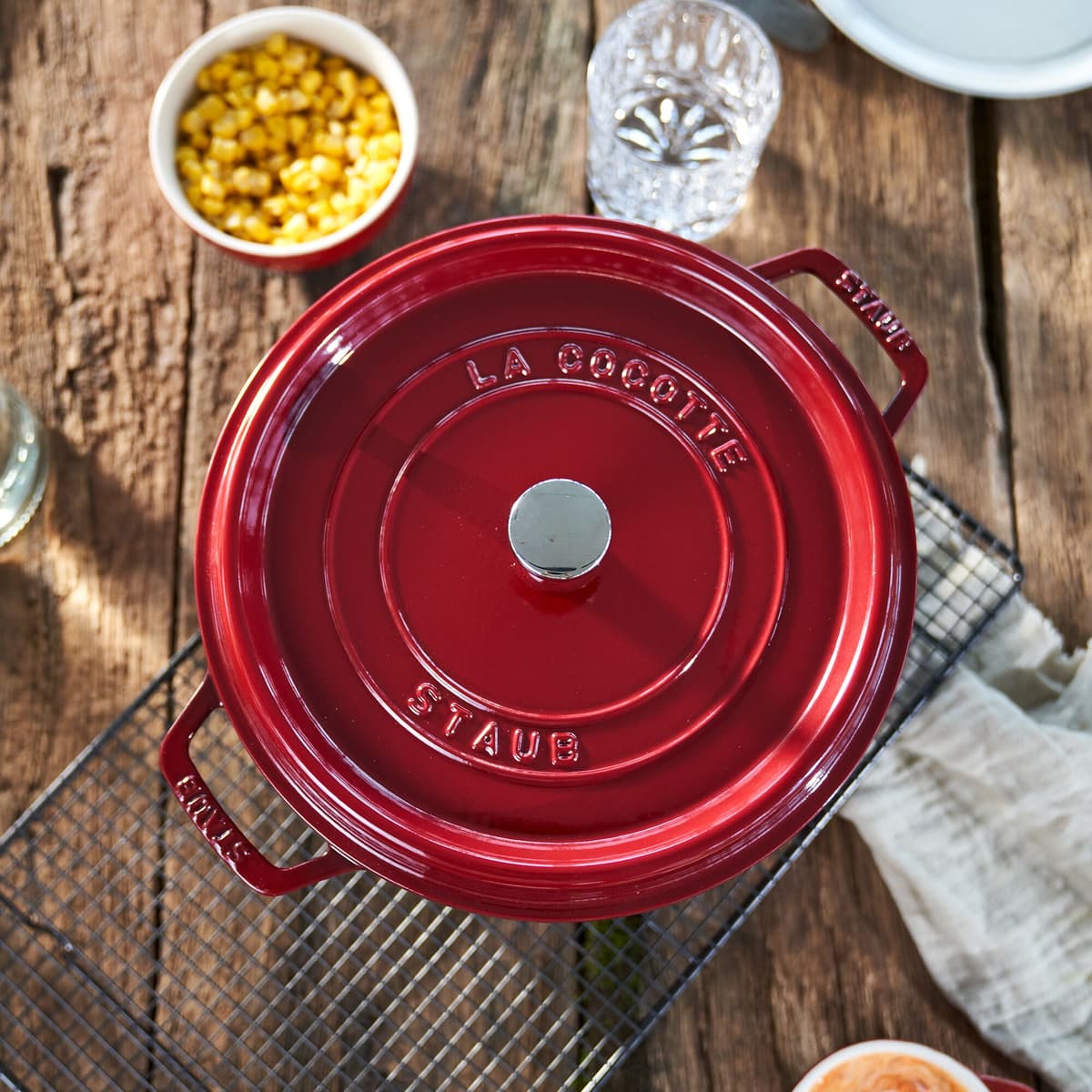 STAUB | LA COCOTTE - kokotka - Ø 280 mm - litina - bordeaux