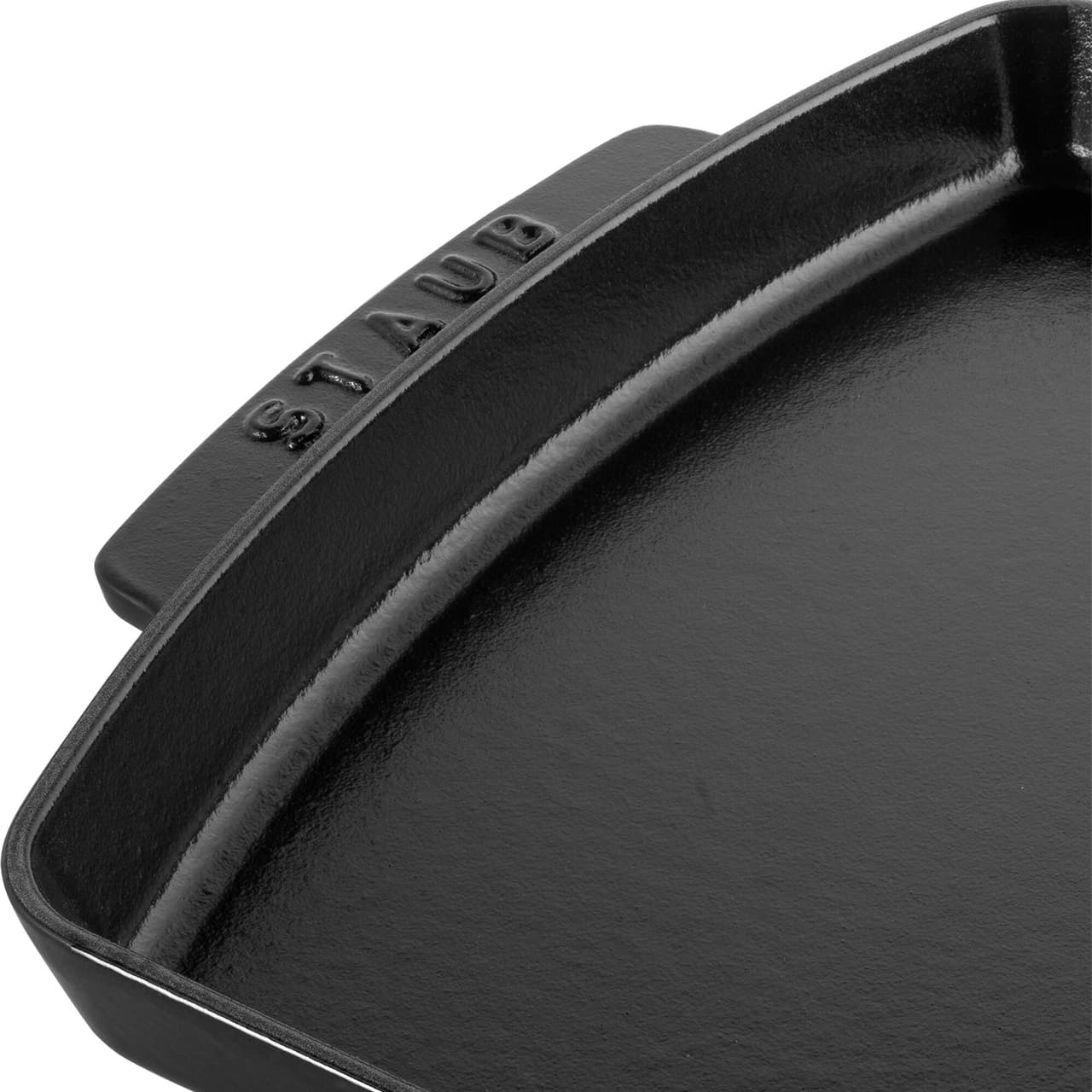 STAUB | SERVING - Servírovací pekáček s dřevěnou podložkou - 330x220mm - litina - černý