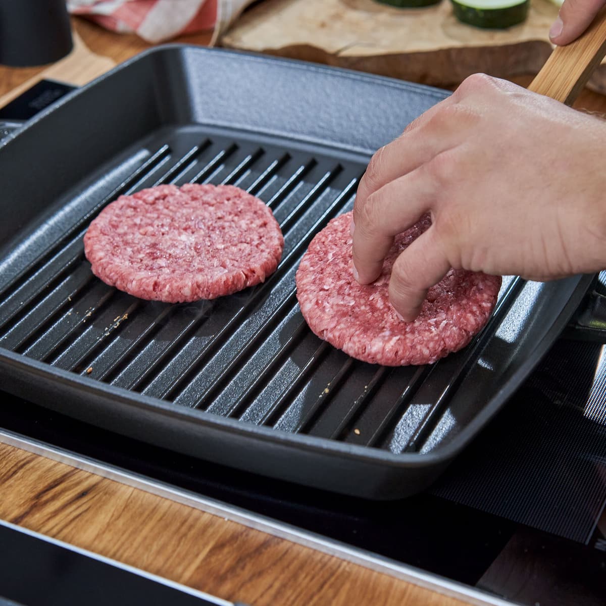 STAUB | GRILL PANS - Americký gril - 260x260mm - litina - černý