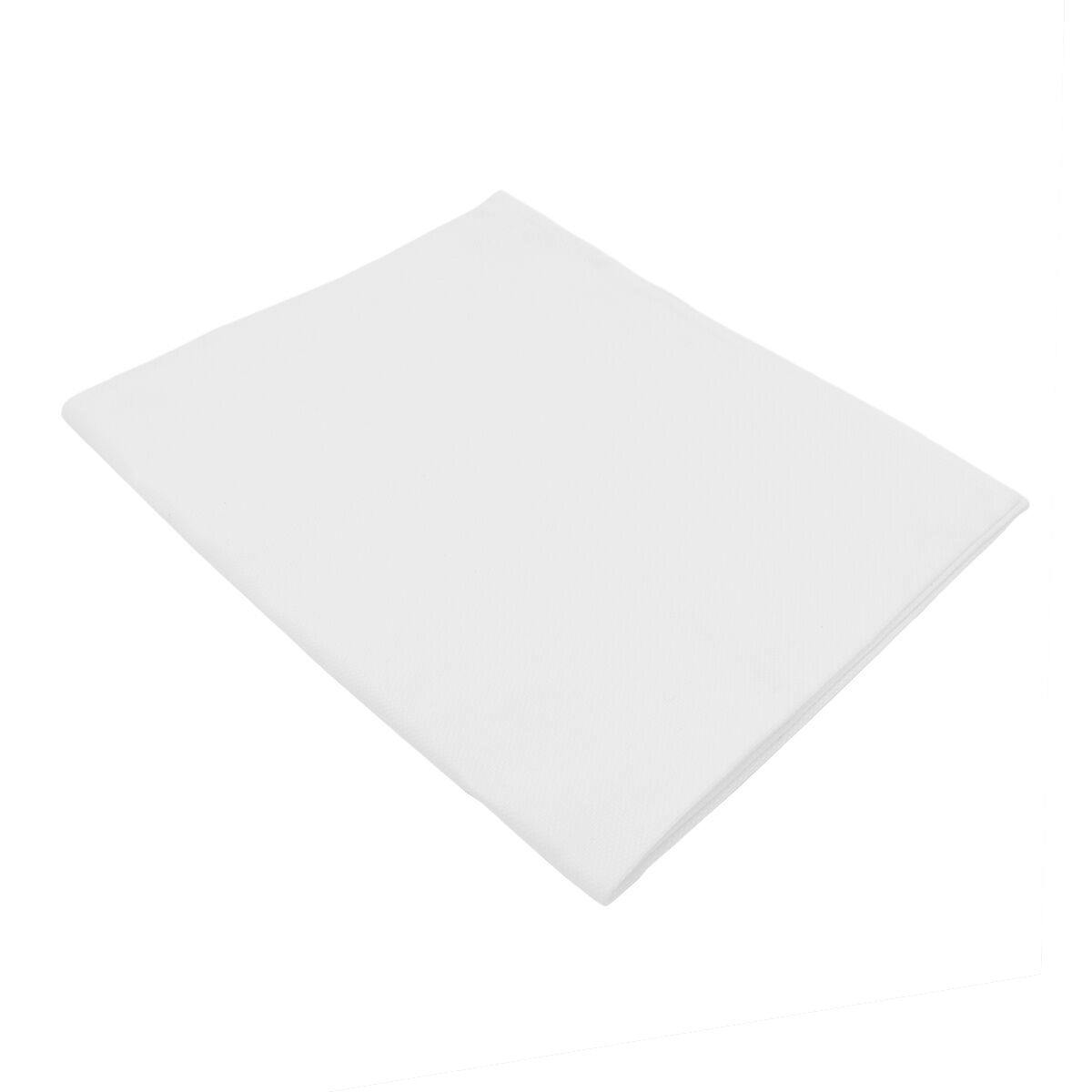 (50 Kusů) Damast ubrus Porto Diamant - 80 x 80 cm - bílý