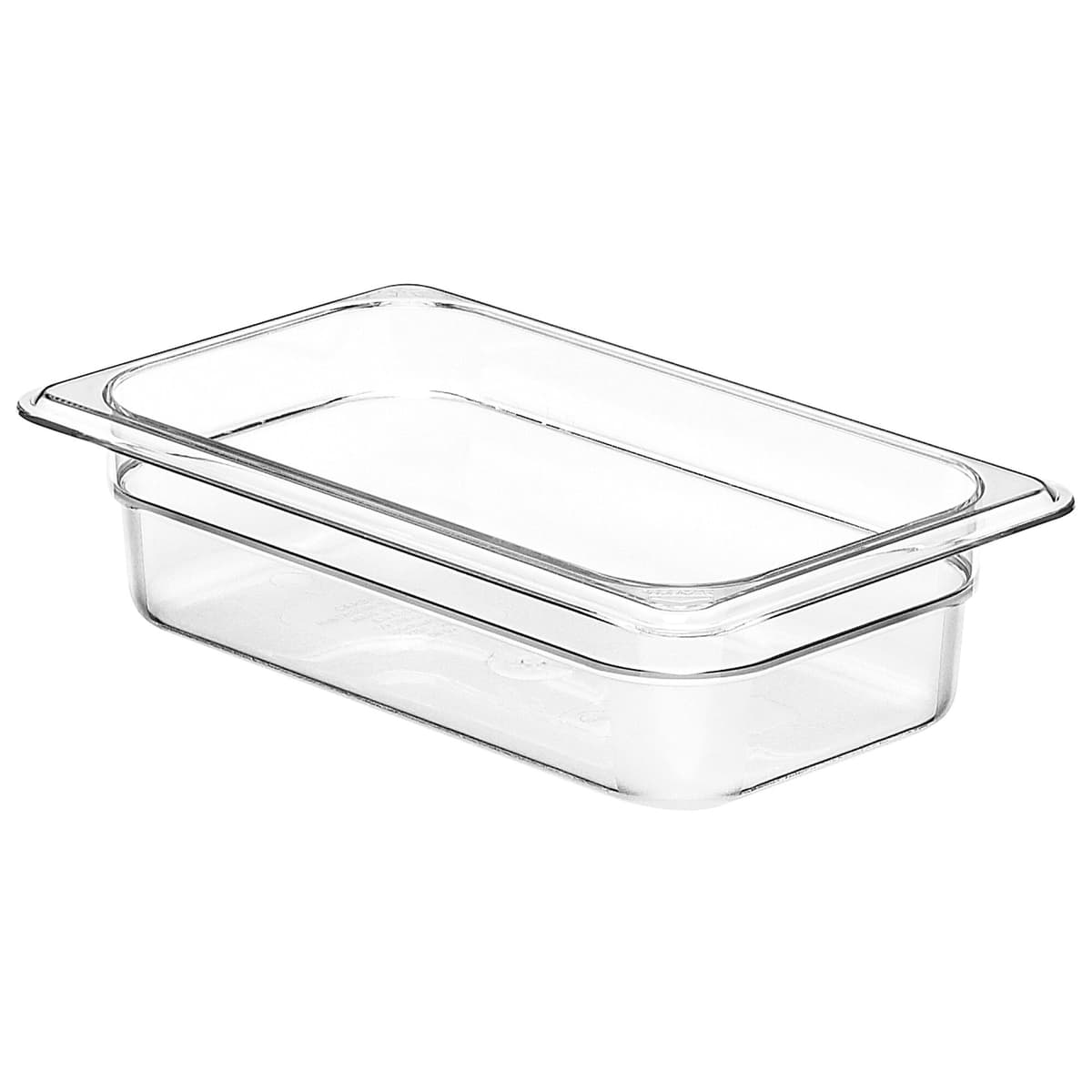 (6 kusů) CAMBRO | | CAMWEAR®  polykarbonátové nádoby GN 1/4 - čiré - hloubka 65 mm