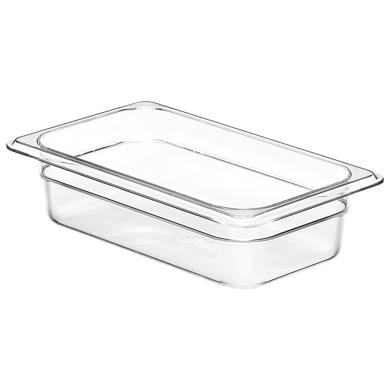 (6 kusů) CAMBRO | | CAMWEAR®  polykarbonátové nádoby GN 1/4 - čiré - hloubka 65 mm