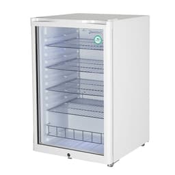 GASTRO-COOL | Barová lednice - 540 mm - 130L - s 1 skleněnými dveřmi - bílá