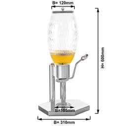 Dávkovač medu - 4,7L - chróm