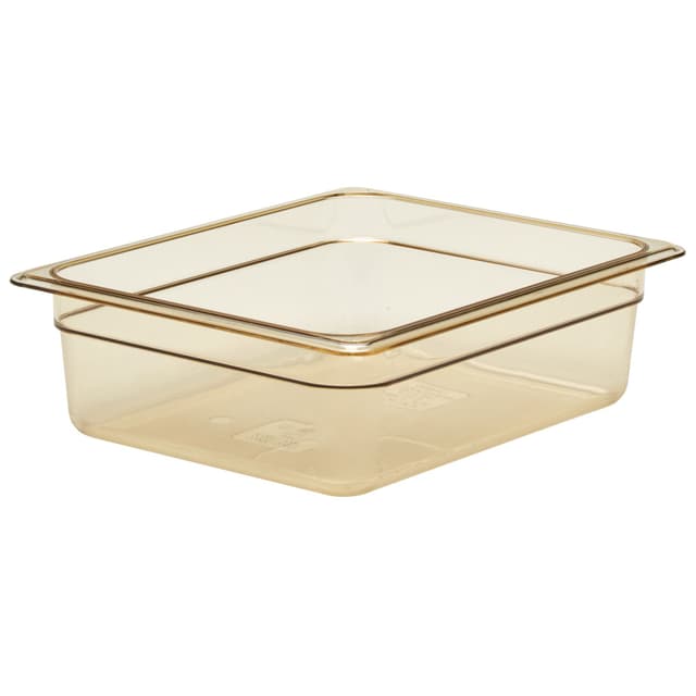 (6 kusů) CAMBRO | H-PAN™ Žáruvzdorné nádoby GN 1/2 - jantar - hloubka 100 mm