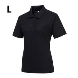 Ladies Polo Shirt - Black - Size: L