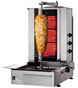 Gril na gyros/kebab - 3 hořáky - max. 40 kg