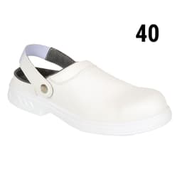 Safety clog Steelite SB - White - Size: 40