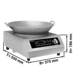 Indukční vařič Wok - 3,5 kW - vč. pánve WOK