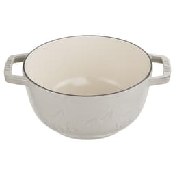 STAUB | SPECIALITY - Sada na fondue - Ø 200 mm - litina - bílý lanýž