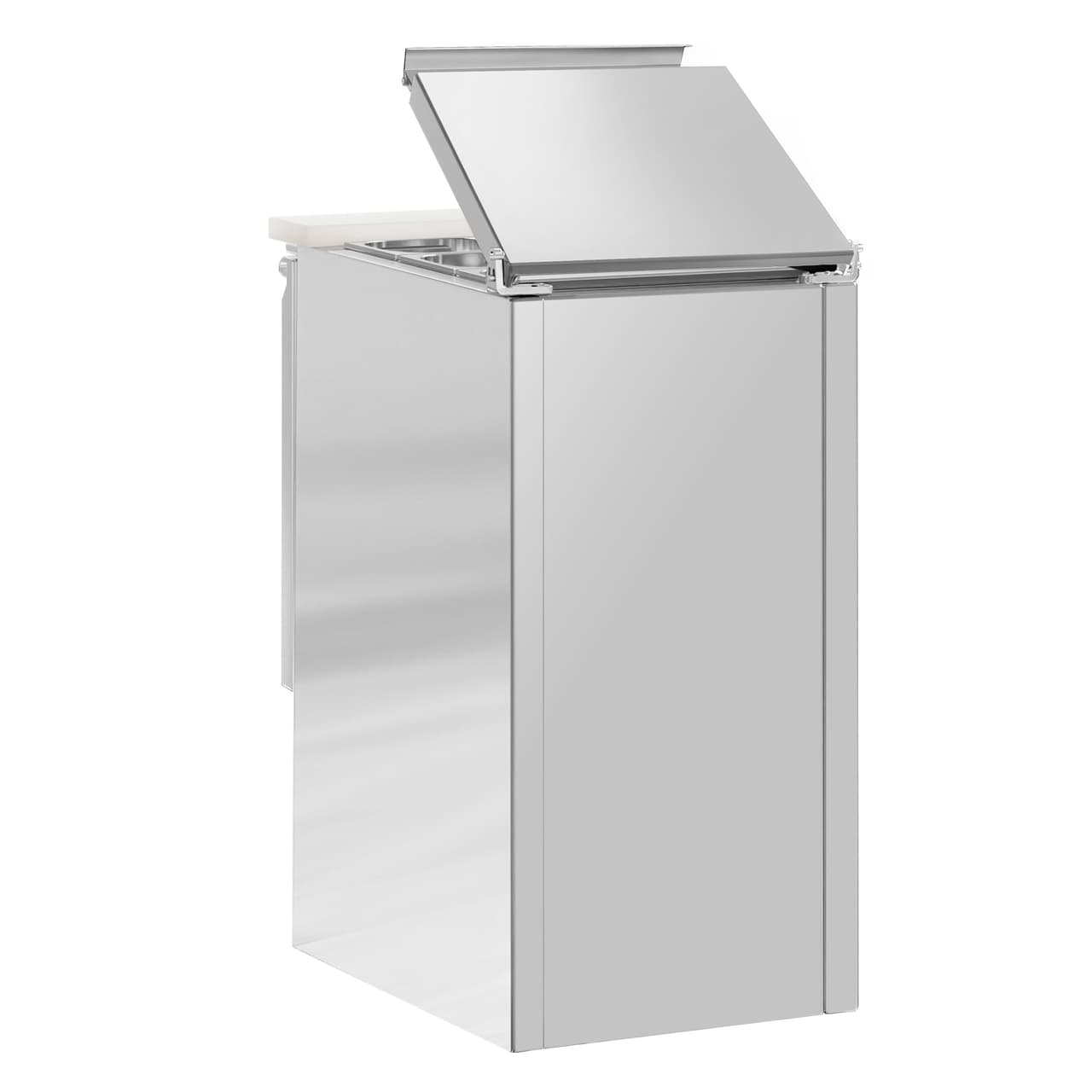 Saladette Premium - 450mm - 1 door - inlet for GN containers