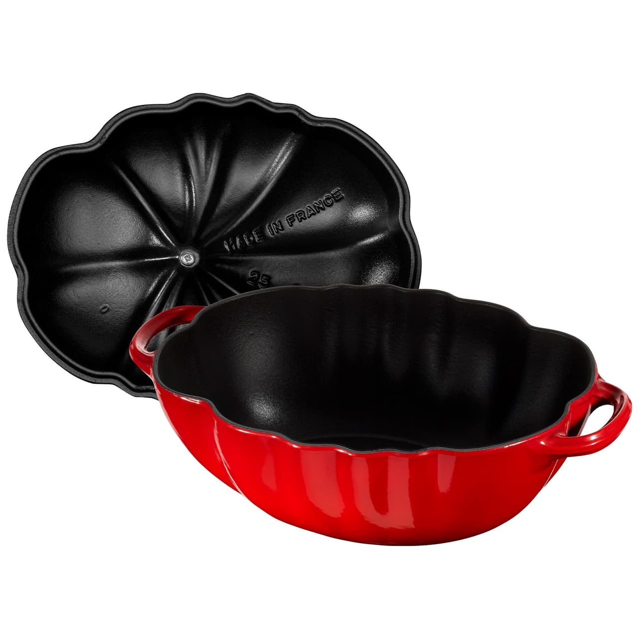 STAUB | LA COCOTTE - Hrnec Cocotte - tvar rajče - 250 mm - litina - třešňově červený