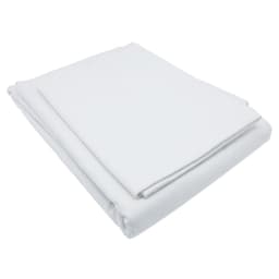 (10 Stück) Damast Bettbezug Linz - 80 x 80 cm - Weiß