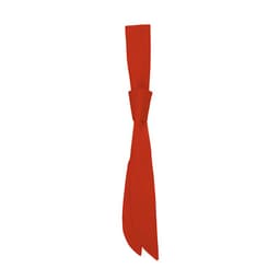 (5 pieces) KARLOWSKY Women´s service tie - 94 x 5 cm - Red