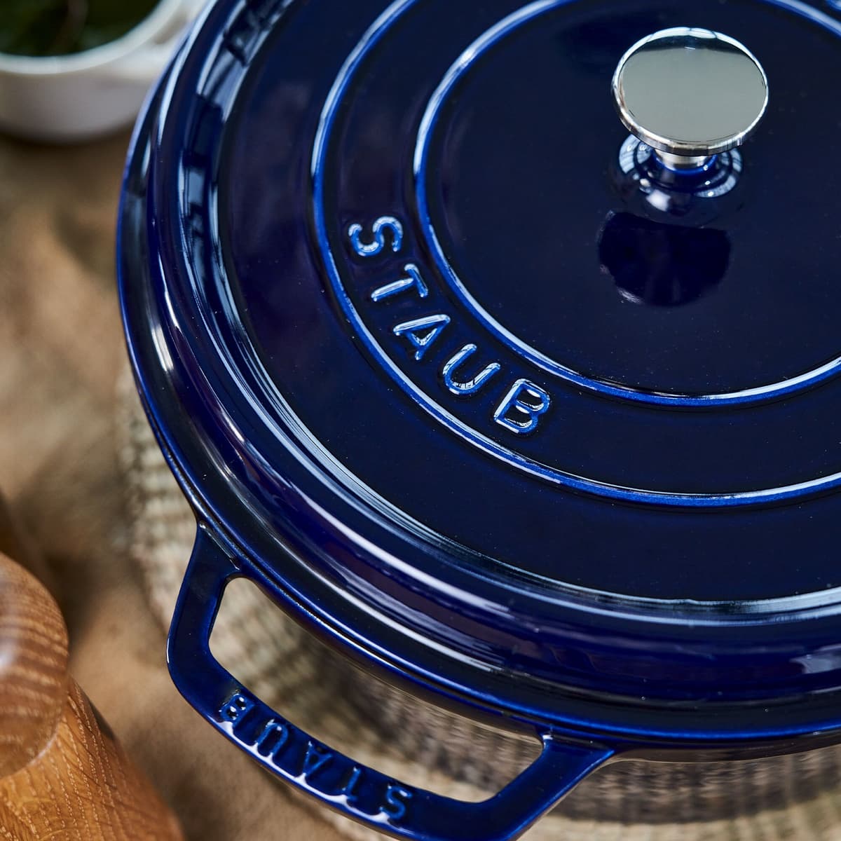 STAUB | LA COCOTTE - kokotka - Ø 300 mm - litina - tmavě modrá