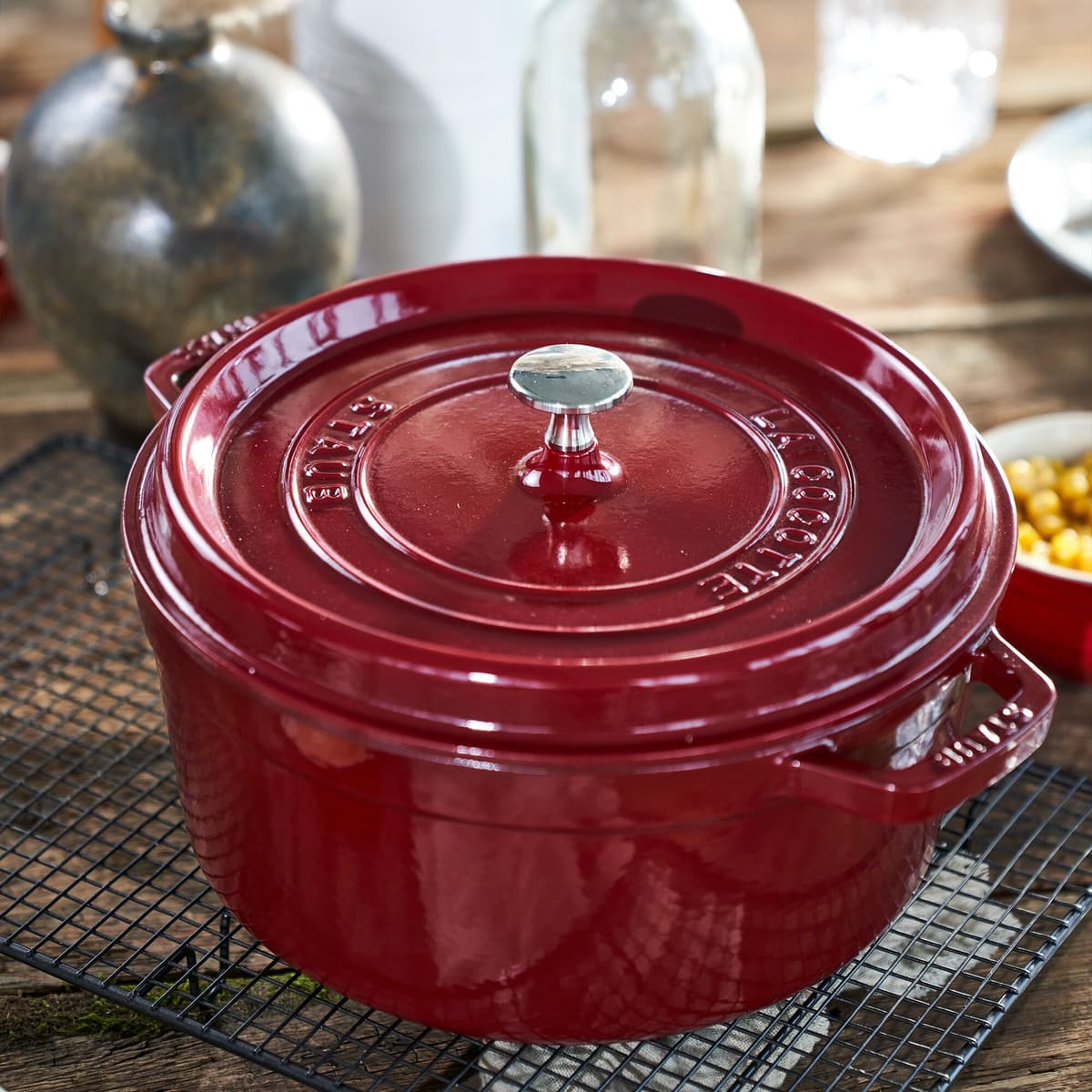 STAUB | LA COCOTTE - kokotka - Ø 260 mm - litina - bordeaux