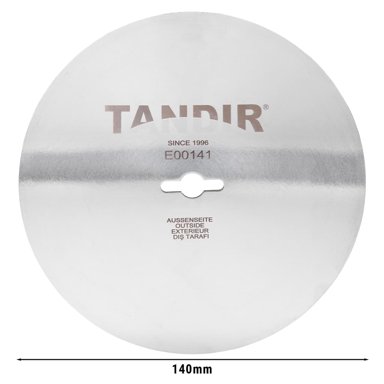 TANDIR® | Řezný nůž - Ø140mm - hladký - pro TANDIR II - 140mm