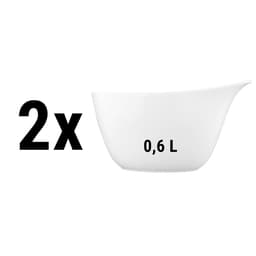 (2 pieces) Seltmann Weiden - Cereal bowl with handle - 0.6 liters