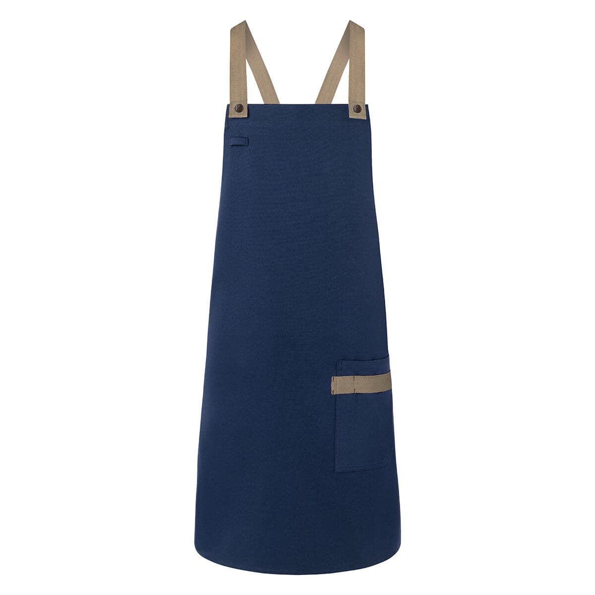 (6 pieces) Karlowsky - Bib Apron Urban Look - Steel Blue