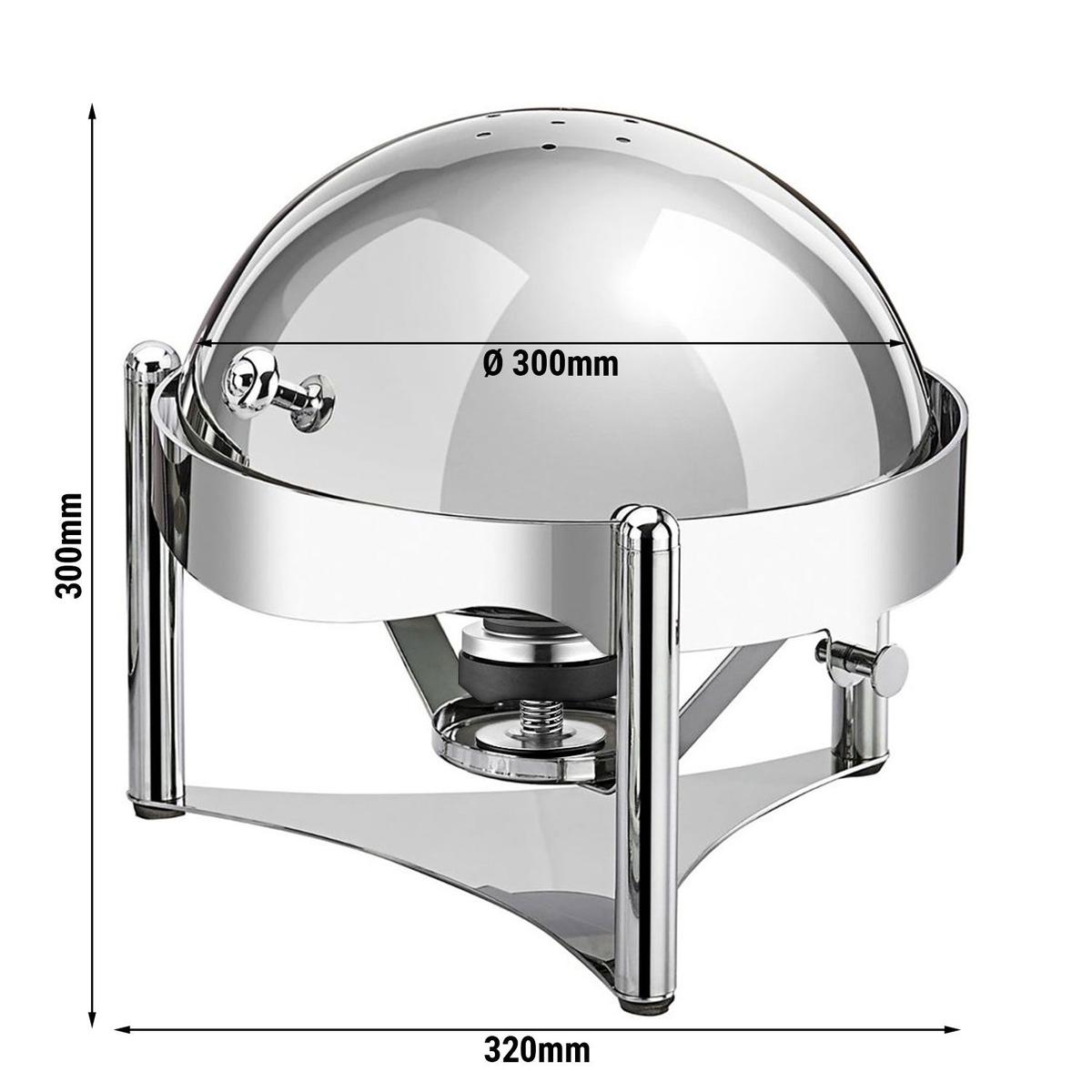 Chafing Dish - Round - with rolling lid	