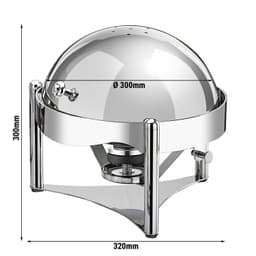 Chafing Dish - Round - with rolling lid	