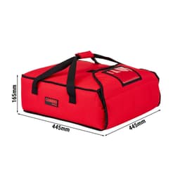 (4 kusy) CAMBRO | GOBAG® - Pizza taška - červená