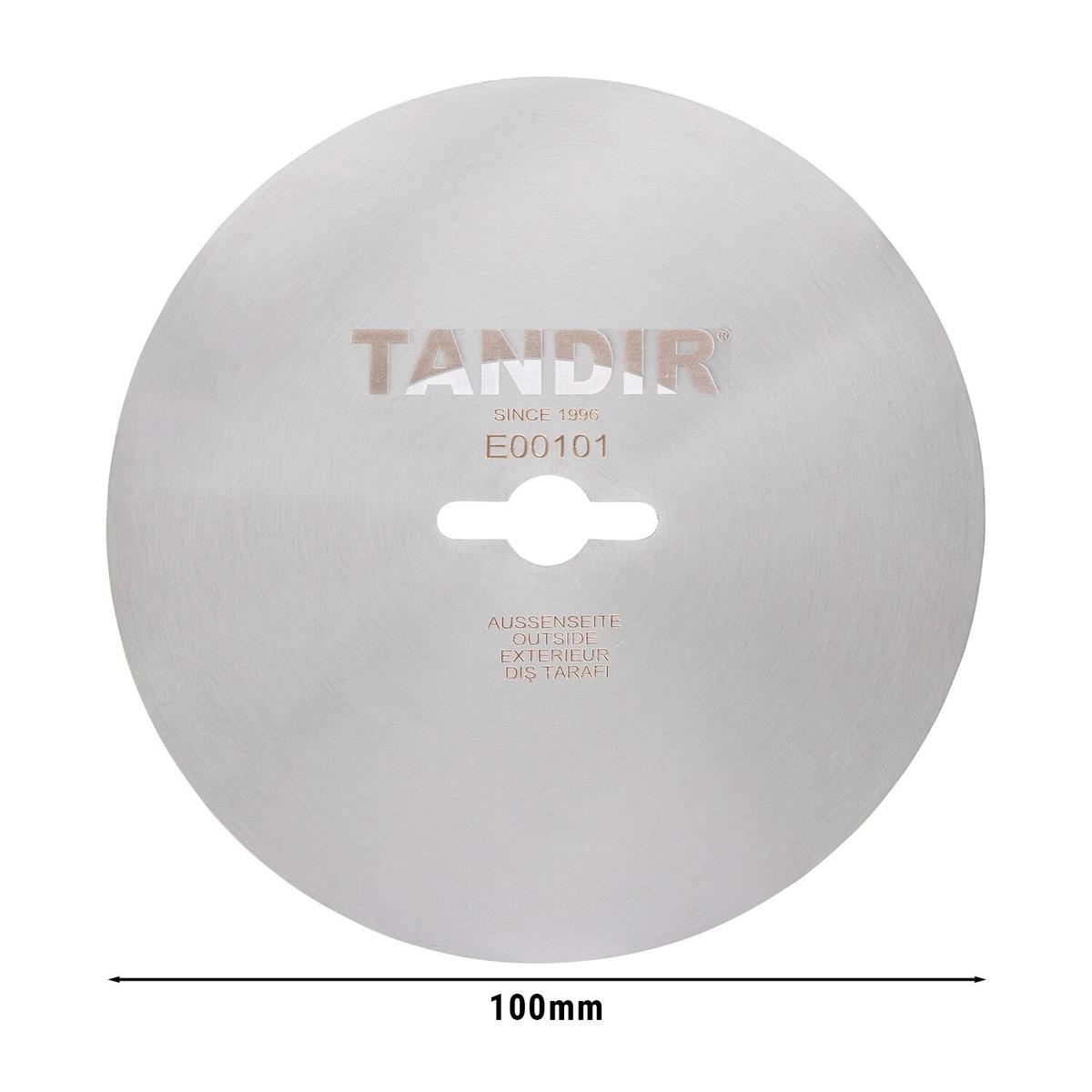 TANDIR® | Řezný nůž - Ø100 mm - hladký - pro TANDIR II - 100 mm