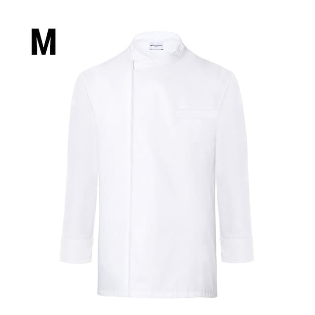 Karlowsky Long Sleeve Throw Over Cooking Shirt - White - Size: M