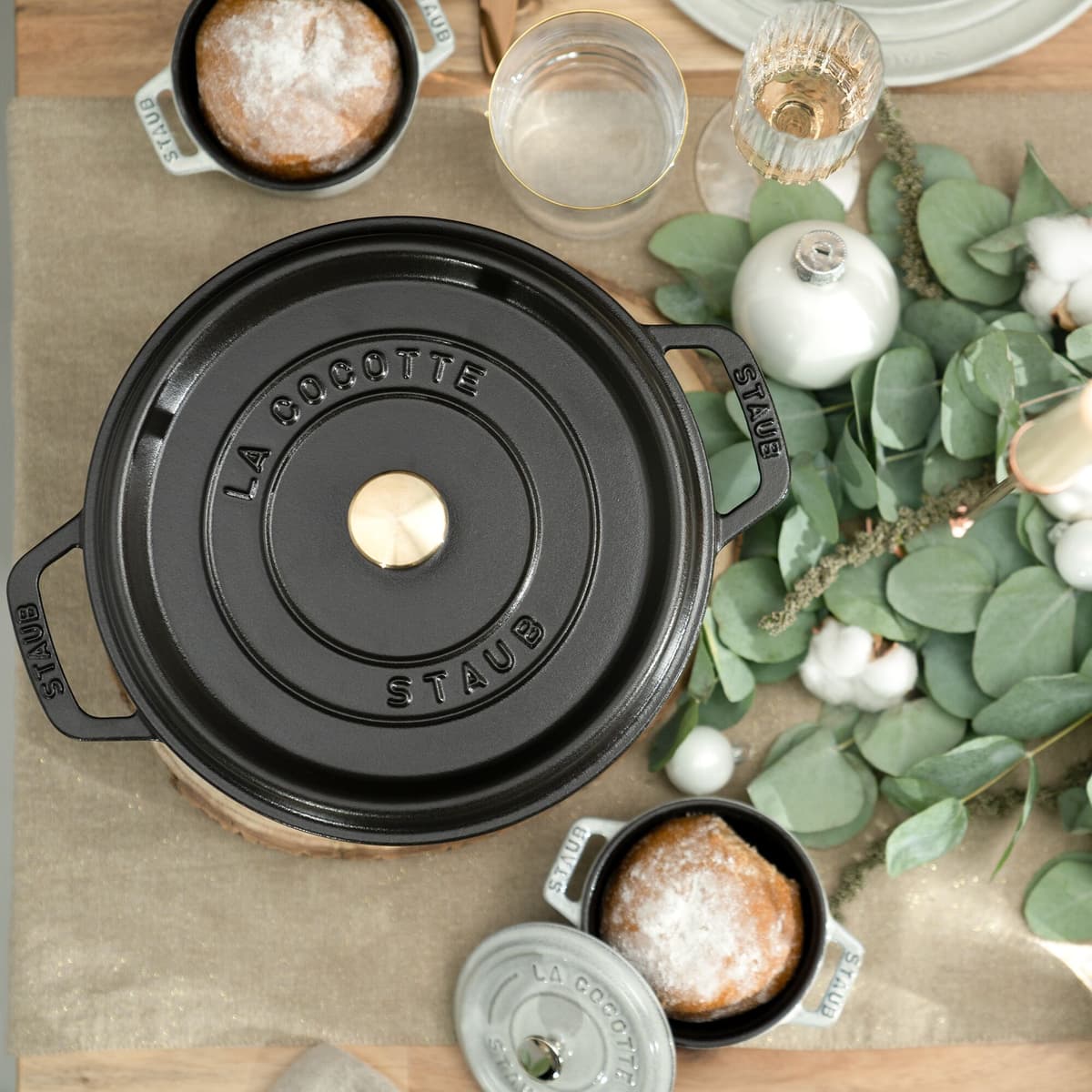 STAUB | LA COCOTTE - kokotka - Ø 240 mm - litina - černá