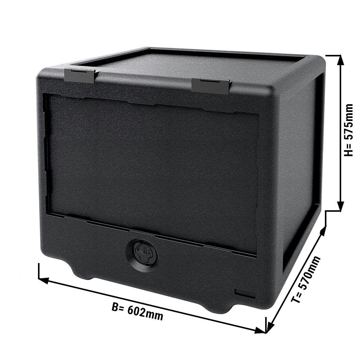 Thermobox front loader | Delivery box for couriers | Styrofoam box | Polibox - 100 litres	