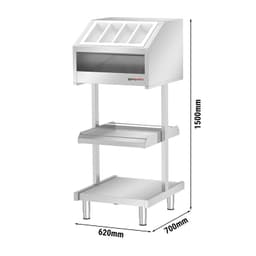 Stojan na příbory a nádobí - 620mm - stojící model