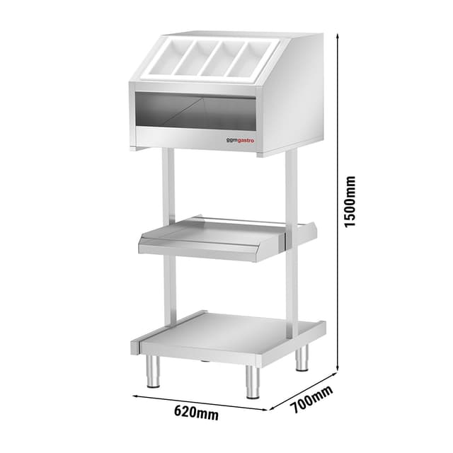 Stojan na příbory a nádobí - 620mm - stojící model